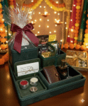 Luxury Festive Gift Hamper Box – Premium Leatherette Organizer Set