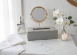 Leatherette Rectangle Tissue Box Holder |Serpentine