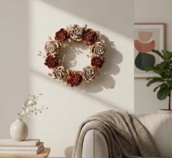 Dried Flower Wreath For Fall Decor