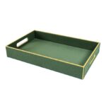 Reptilian style |Leatherette Rectangle Serving Tray| Serpentine